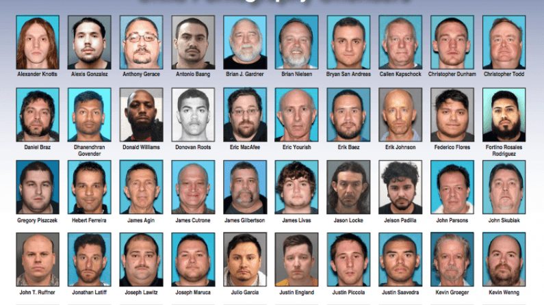 NJ Police Arrest 79 for Child Pornography and Sex Trafficking