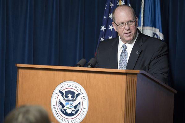 ICE Deputy Director Tom Homan during a press conference in Washington on Dec. 5, 2017. (ICE)
