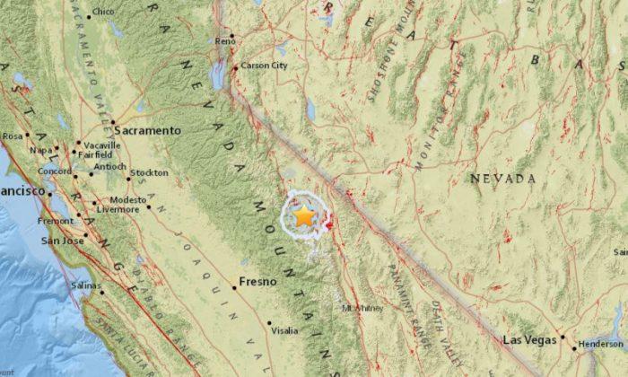 USGS: Earthquake Strikes Mammoth Lakes, Calif.