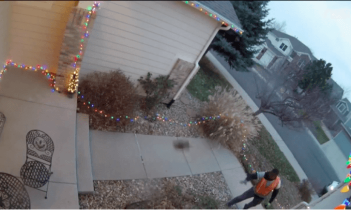 ‘Hand Delivered’: Lazy Amazon Delivery Man Chucks Packages on Home Doorstep