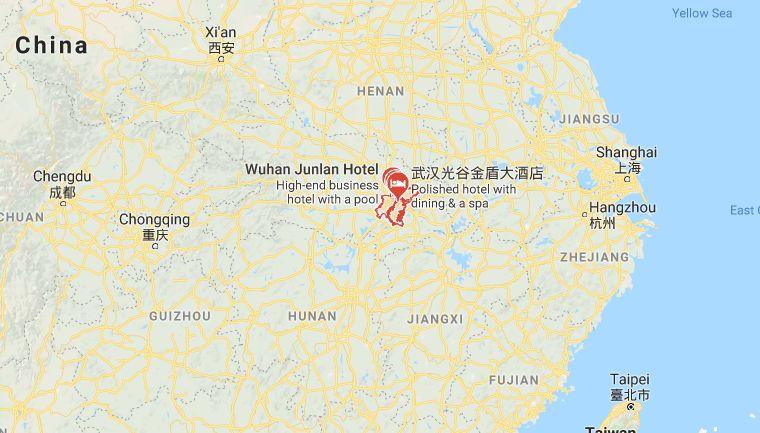 Wuhan, China (Google Maps)