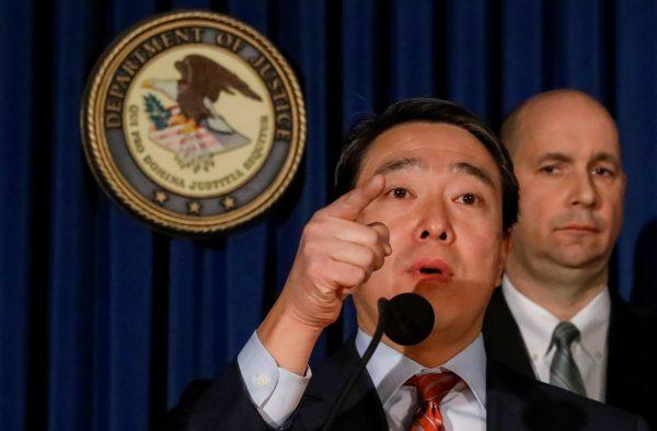 Joon H. Kim, Acting U.S. Attorney for the Southern District of New York, announces federal charges against Akayed Ullah in connection with Monday's bombing at the New York Port Authority Bus Terminal in Manhattan, New York, on Dec. 12, 2017. (Reuters/Brendan McDermid)