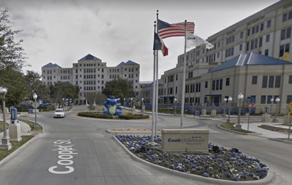 Cook Children's Medical Center, Forth Worth (Screenshot/GoogleMaps)