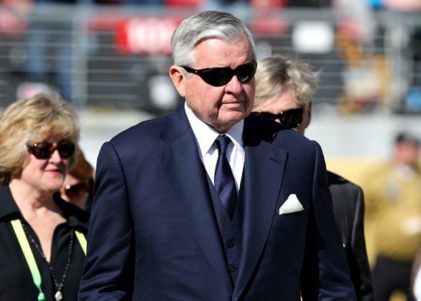 Carolina Panthers owner Jerry Richardson walks on the field before Super Bowl 50 against the Denver Broncos at Levi's Stadium. (Matthew Emmons-USA TODAY Sports / Reuters<br/>Picture Supplied by Action Images)