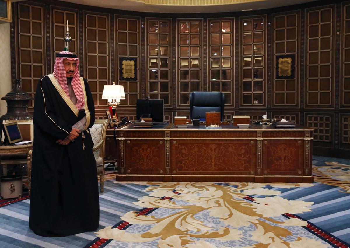 Saudi Crown Prince Salman bin Abdulaziz at Erga Palace in Riyadh, Saudi Arabia, on Dec. 9, 2013. (Mark Wilson/Getty Images)