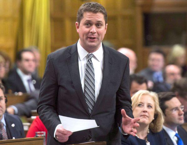 Conservative Leader Andrew Scheer during question period on Dec. 12, 2017. The Tories successfully pressured the government to walk back its controversial tax reform proposals. (The Canadian Press/Sean Kilpatrick)