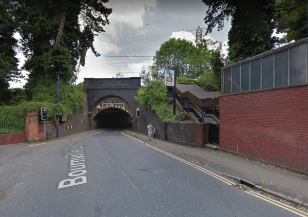 The low bridge in Bournville, Birmingham during the day. (Screenshot via Google Maps)