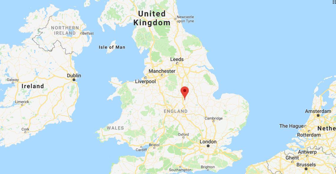 Leicestershire, U.K. (Google Maps screenshot)