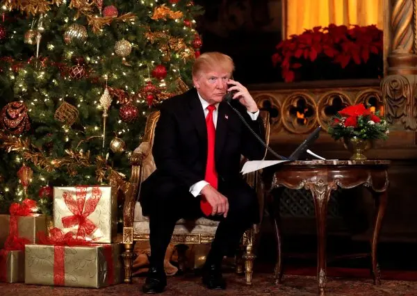 LIVE NOW: Trump Participates in Service Member Calls on Christmas Eve