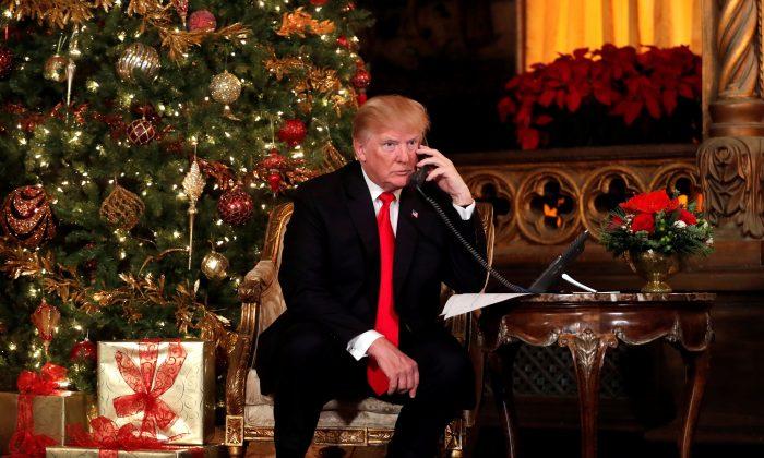 Trump’s Christmas Wish: ‘We’ve Got Prosperity. Now We Want Peace’