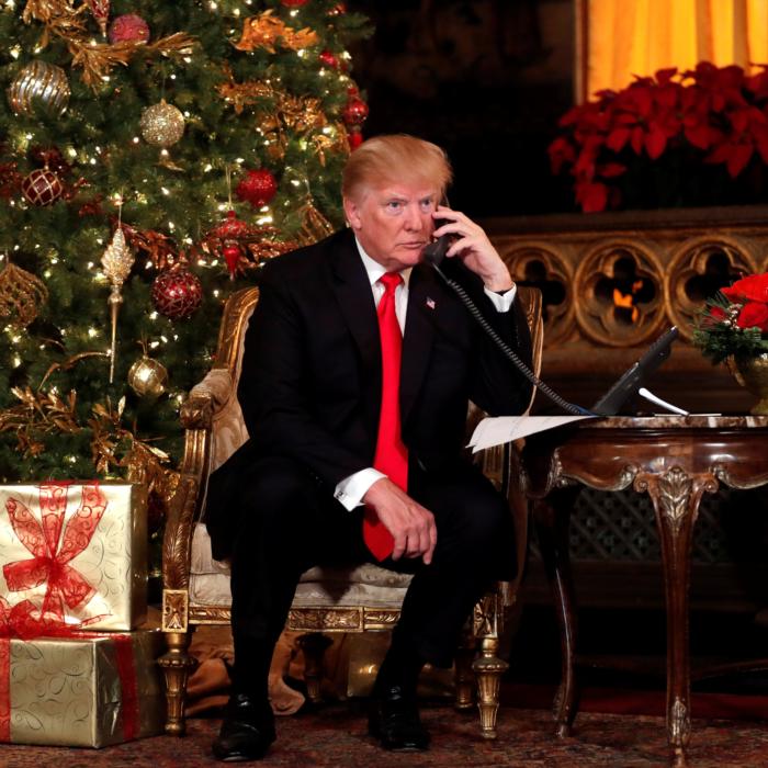 LIVE NOW: Trump Participates in Service Member Calls on Christmas Eve