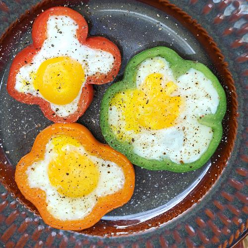 Bell Pepper Egg Rings (Courtesy of The Monday Campaigns)