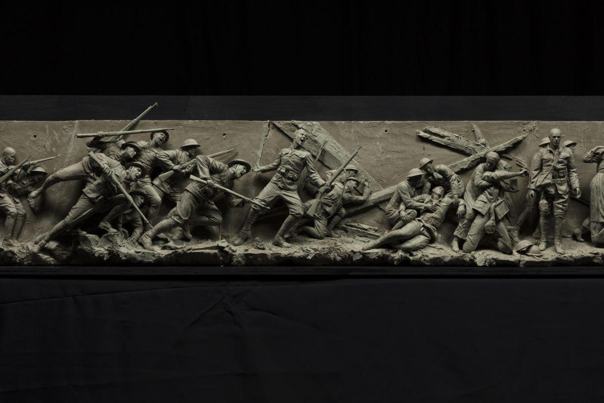 Part of the small maquette for "A Soldier's Journey" by Sabin Howard, 2017. (Courtesy of Sabin Howard)