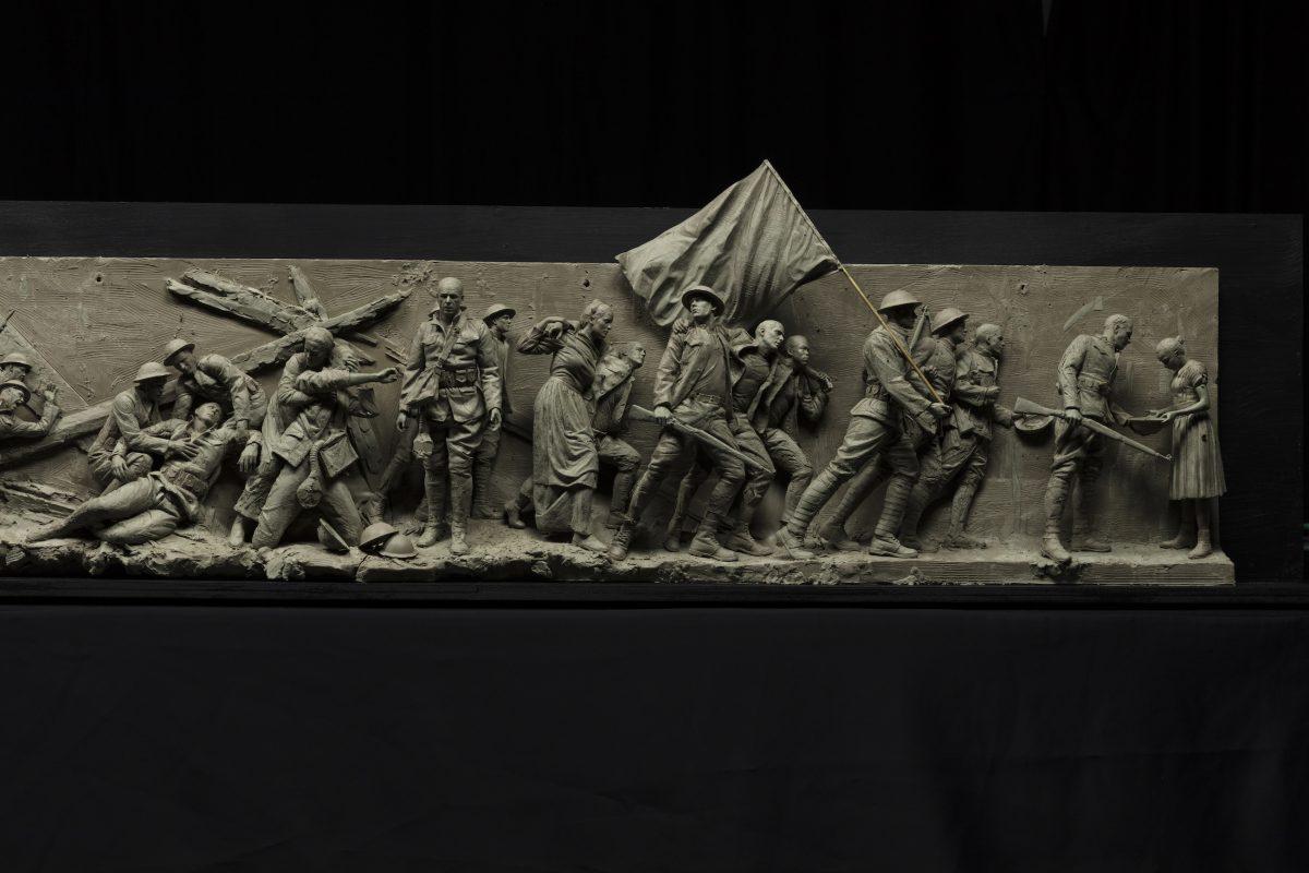 Part of the small maquette for "A Soldier's Journey" by Sabin Howard, 2017. (Courtesy of Sabin Howard)