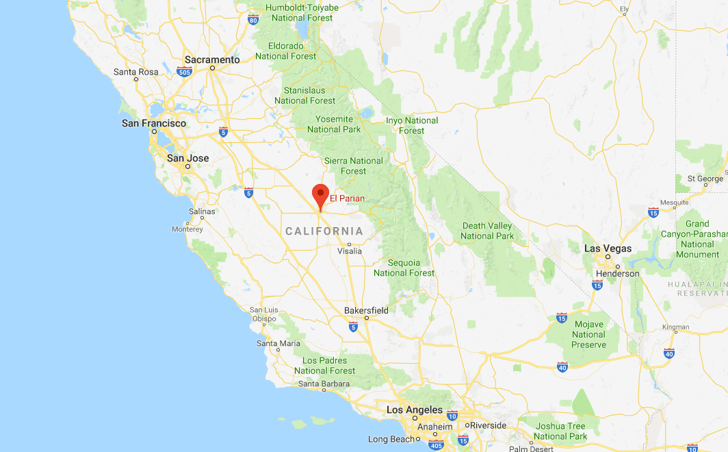 The woman gave birth in the El Parian store in Fresno, California. (Screenshot via Google Maps)
