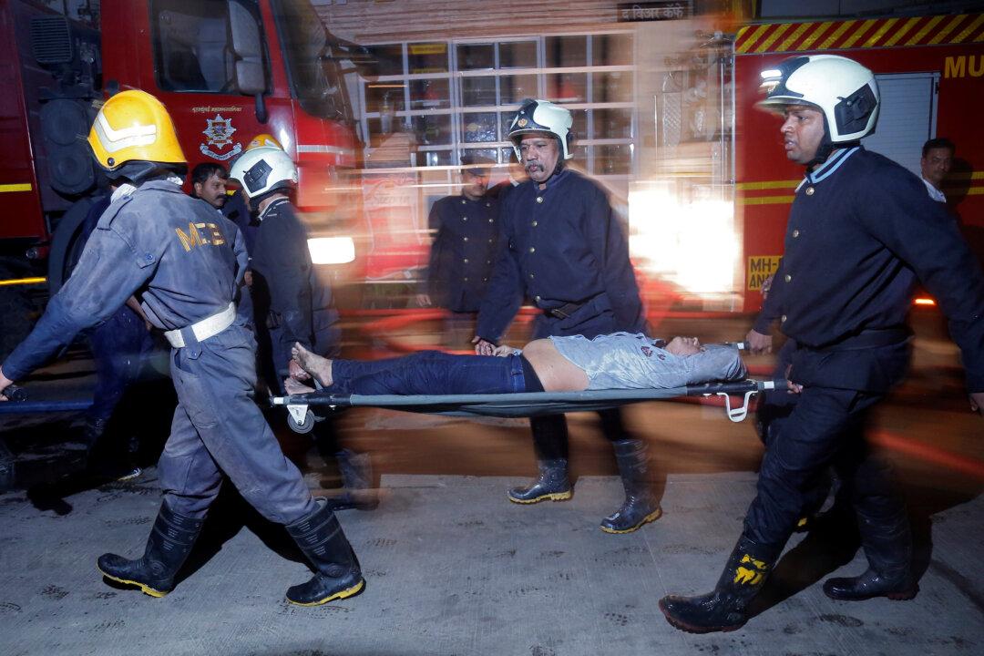 Fire in India’s Financial Capital Kills at Least 12