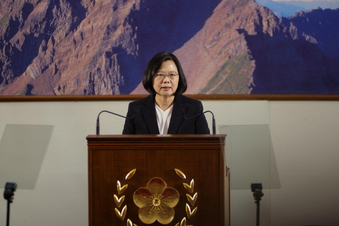 Taiwan President Warns China Against Military Aggression