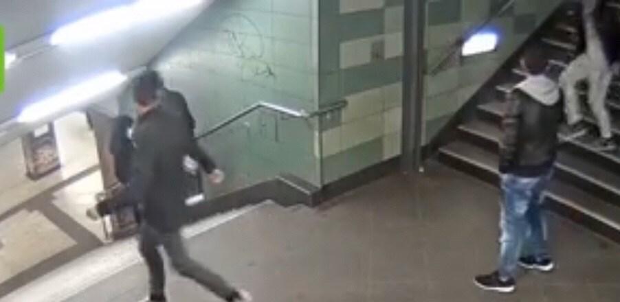 Svetoslav Stoykov aged carried out a random vicious attack on a woman in October 2016, at the Hermannstrasse metro station. (YouTube / screenshot)