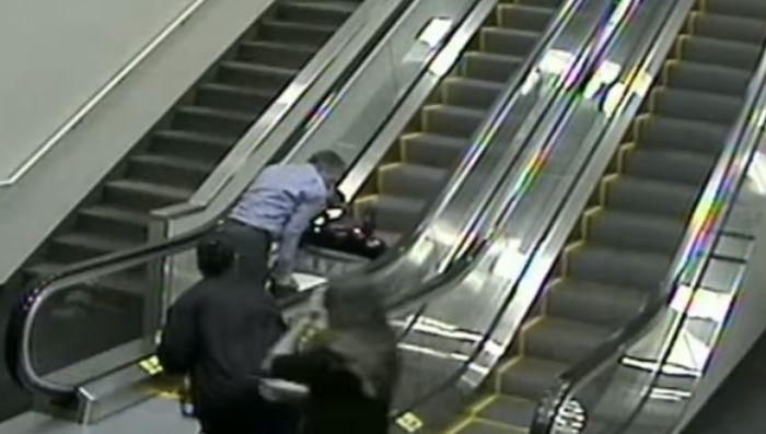 Family Sues Airline After Elderly Woman Falls Down Escalator