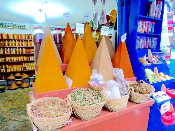 Spice shop in the medina. (Barbara Angelakis)