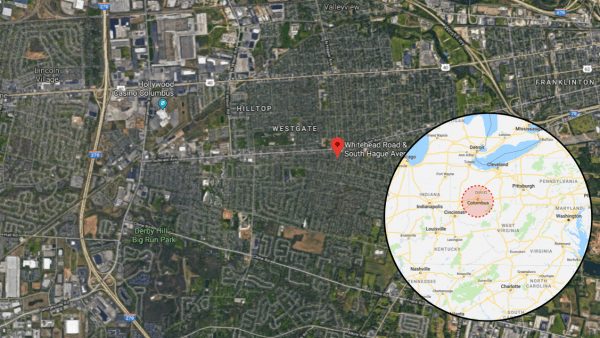 The incident took place in the Hilltop district of Columbus, Ohio, U.S. (Screenshot via Google Maps)