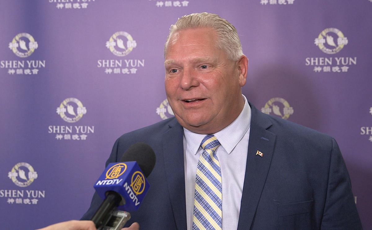 Doug Ford on Shen Yun: ‘Absolutely amazing! You have to go see it’