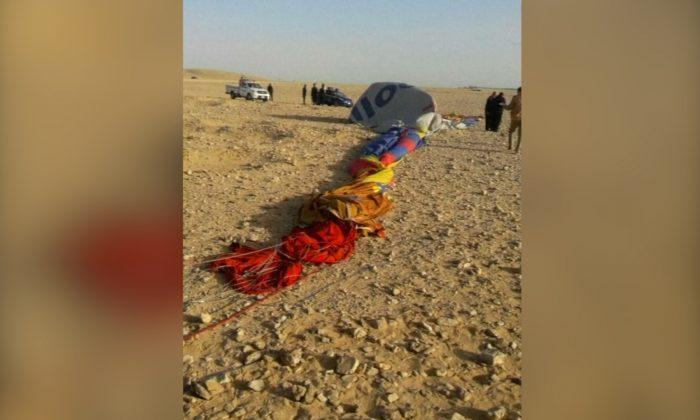 Tourist Killed, Several Injured in Egypt Hot Air Balloon Crash
