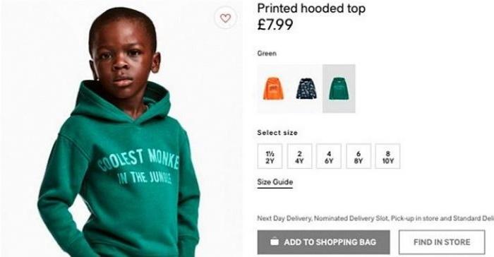 H&M Apologizes After ‘Coolest Monkey’ Sweatshirt Ad Featuring Black Child Prompts Backlash