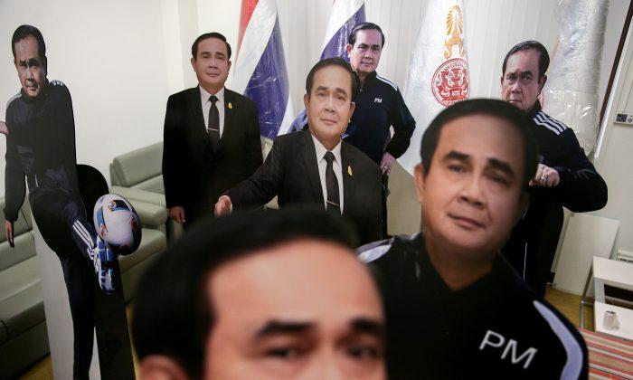 Rights Group Criticizes Thai PM’s Cardboard Cutout Gesture