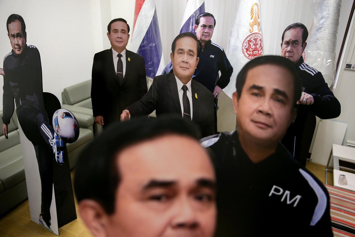 Rights Group Criticizes Thai PM’s Cardboard Cutout Gesture