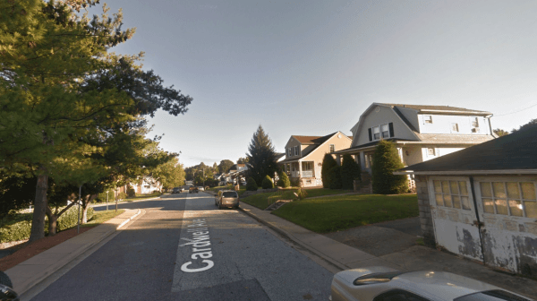 The 4200 block of Cardwell Avenue, Baltimore County. (Screenshot/GoogleMaps)