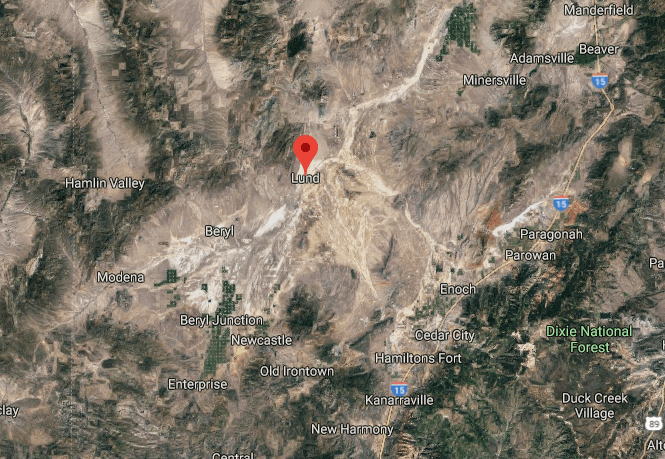 Lund, Utah. (Screenshot via Google Maps)