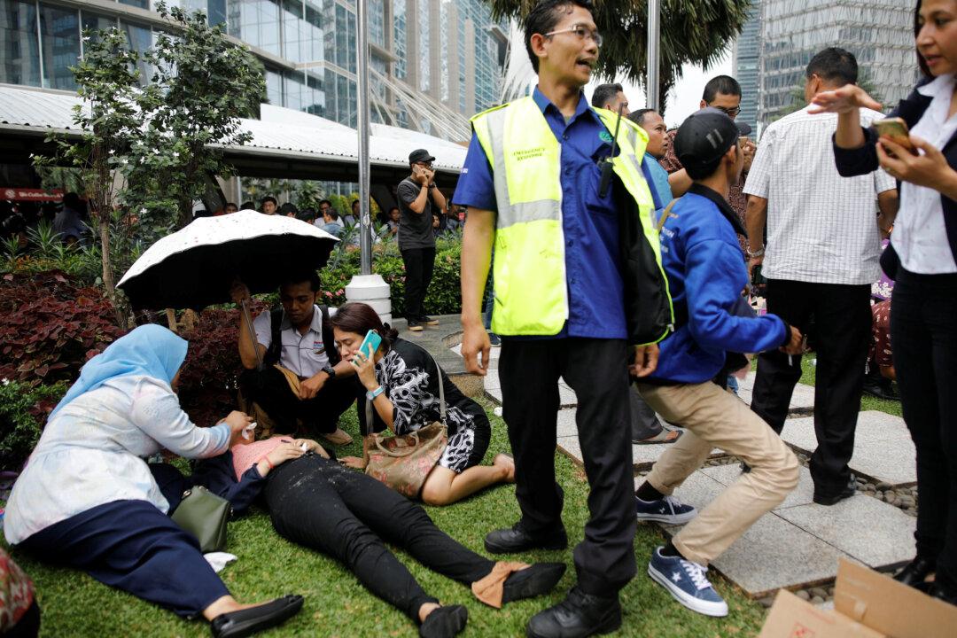 Scores Injured as Indonesia Stock Exchange Building Lobby Floor Collapses