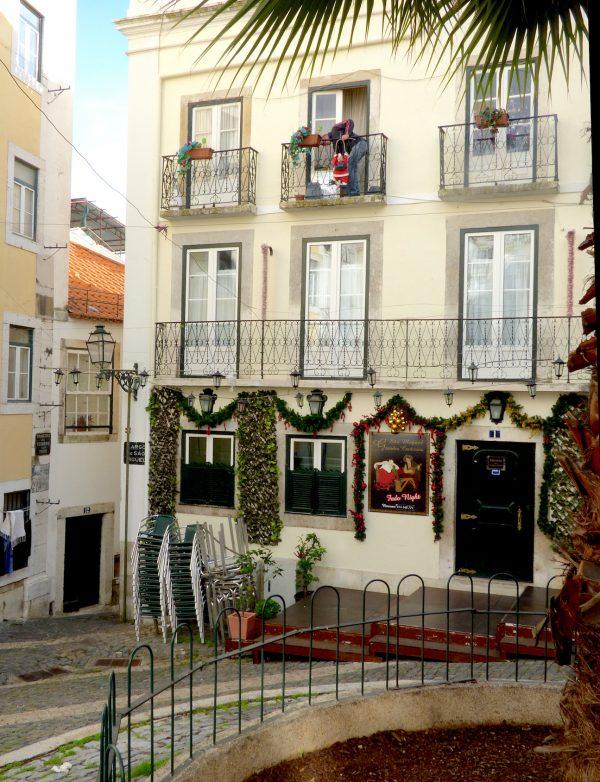 A building in the Alfama District. (Barbara Angelakis)