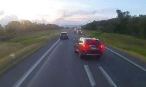 Dashcam Footage Captures Crash in Australia After Teens Allegedly Steal Car