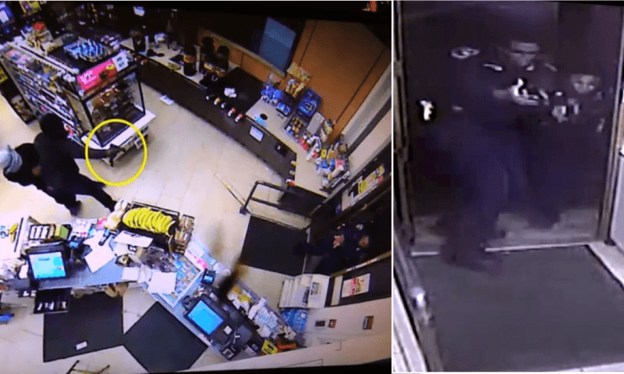 Armed Robbers Exchange Fire With Police at Baltimore Convenience Store