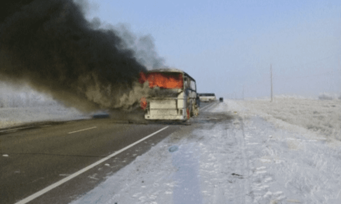 Bus Fire Kills 52 Uzbeks Travelling in Kazakhstan