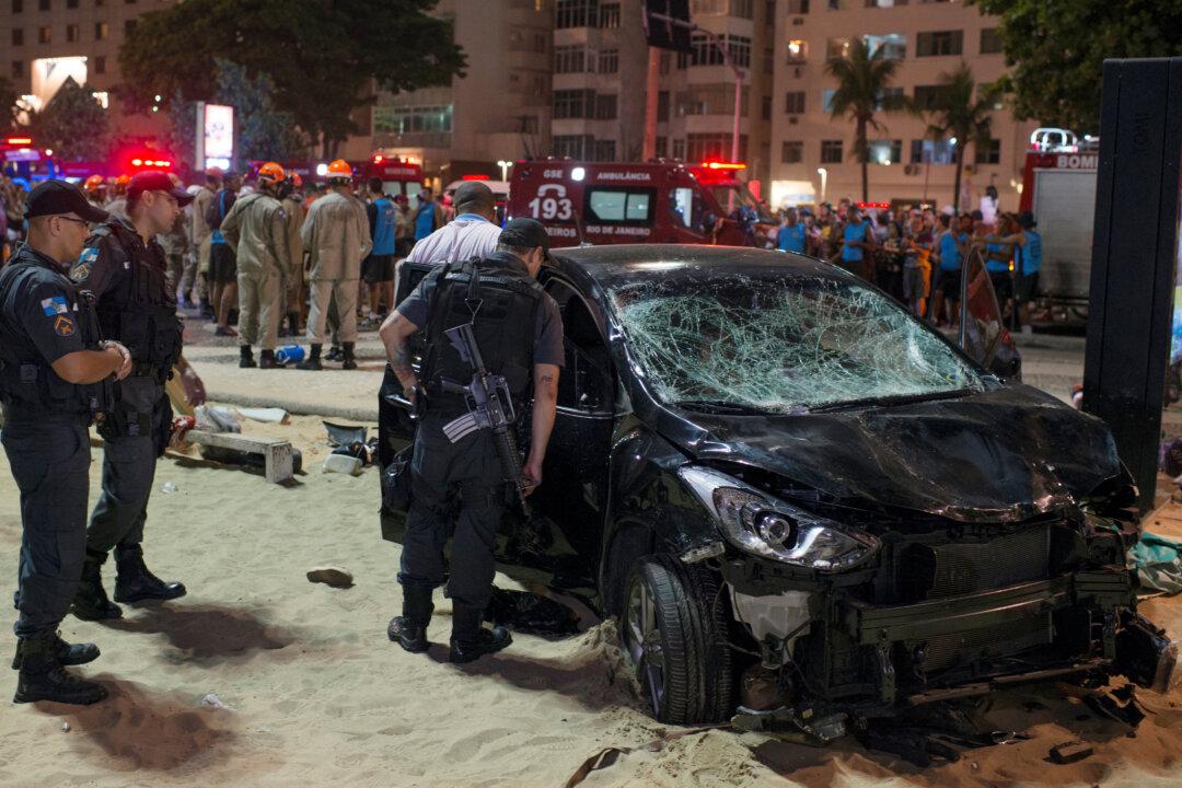 Car Plows Through Copacabana Crowd, Kills Baby, Injures 15