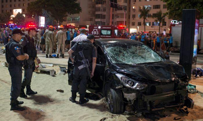 Car Plows Through Copacabana Crowd, Kills Baby, Injures 15