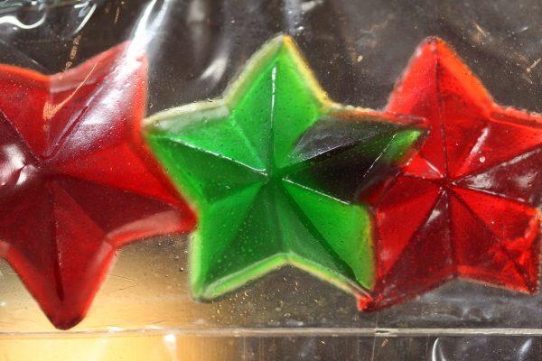 Gummy candy stars made of marijuana are seen at Perennial Holistic Wellness Center medical marijuana dispensary, which opened in 2006, in Los Angeles, on July 25, 2012. (David McNew/Getty Images)