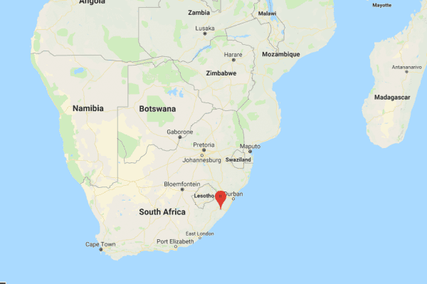 The mother was from the village of Mthayisi, Mbizana, in the Eastern Cape province of South Africa. (Screenshot via Google Maps)
