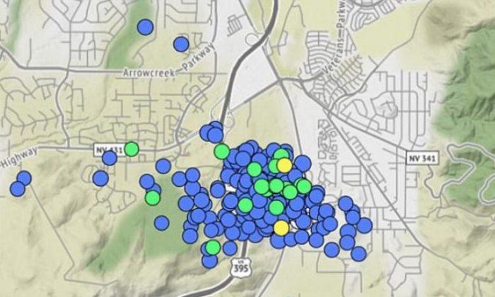 Earthquake Swarm: 230 Quakes Hit Near Reno, Nevada