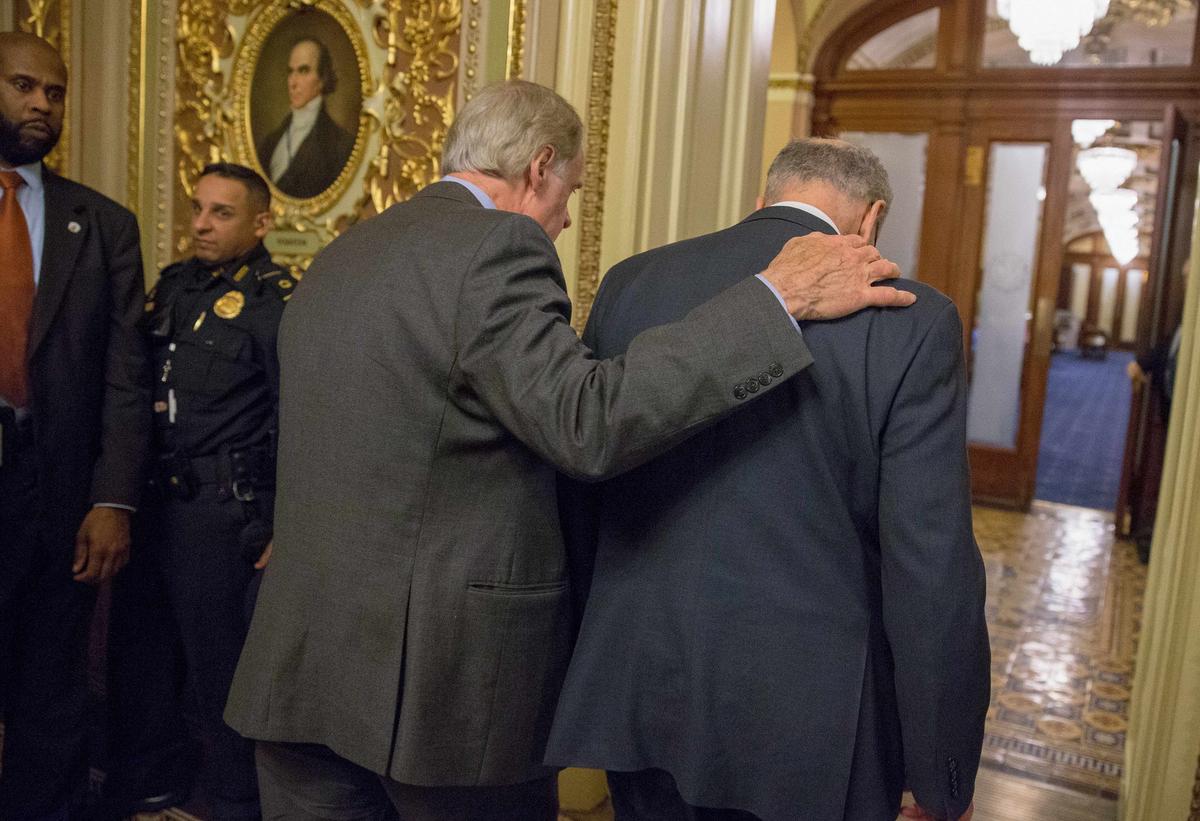 What happens in a US government shutdown?