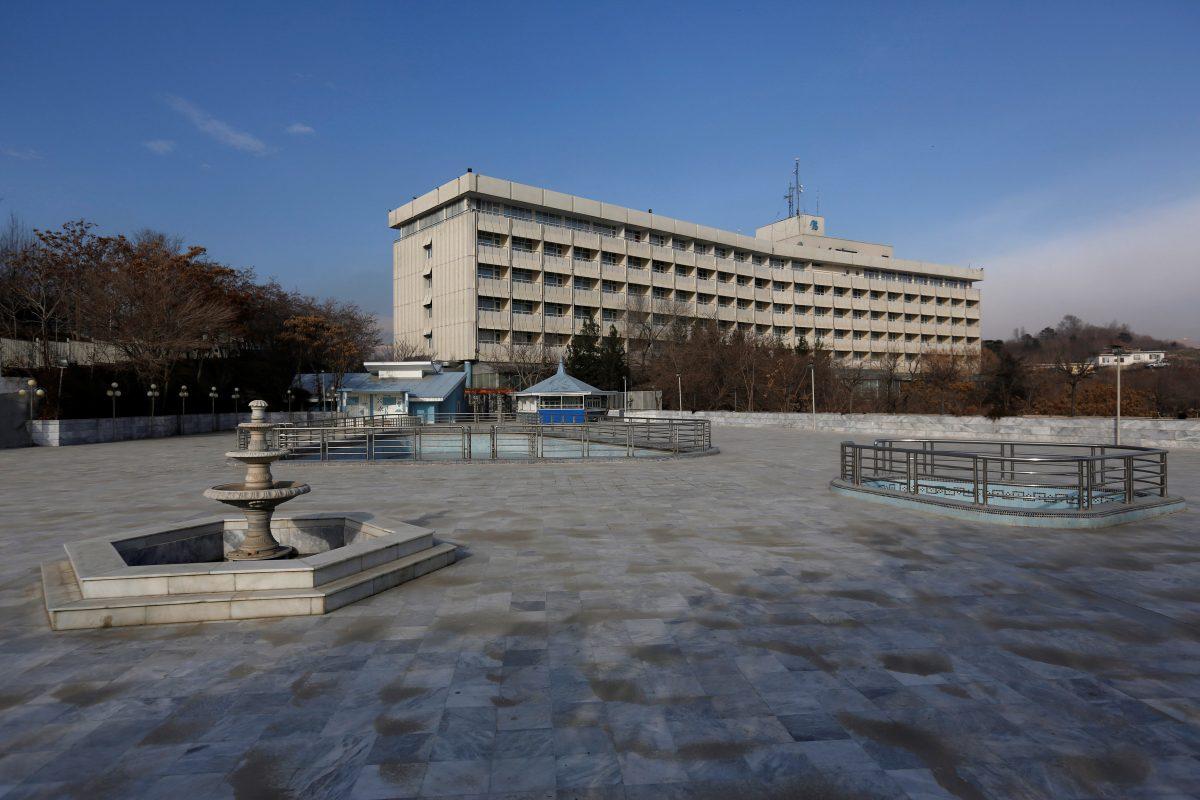FILE PHOTO: View of the Intercontinental Hotel in Kabul, Afghanistan, January 25, 2016. Picture taken January 25, 2016. (Reuters/Mohammad Ismail/File Photo)