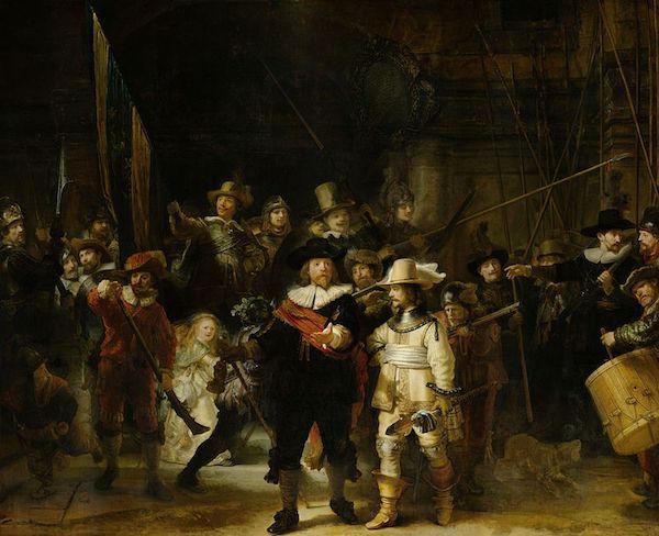 “The Night Watch,” 1642, by Rembrandt van Rijn. Oil on canvas. (Rijksmuseum Amsterdam)
