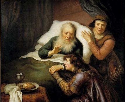 First version of “Isaac Blessing Jacob” by Govert Flinck, 1634. (Museum Catharijneconvent)