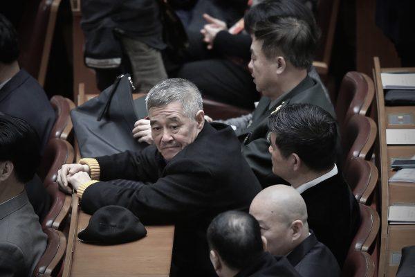 Zhao Benshan (center) attends the opening session of the Chinese People's Political Consultative Conference at the Great Hall of the People in Beijing on March 3, 2015. (Feng Li/Getty Images)