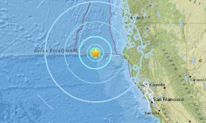 3 Earthquakes Hit of Coast of Northern California: USGS