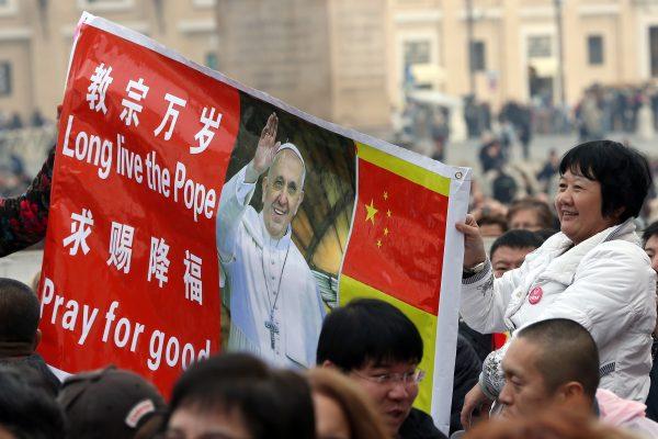Pilgrims from China attend Pope Francis' weekly audience in St. Peter's Square on Nov. 26, 2014 in Vatican City, Vatican. (Franco Origlia/Getty Images)