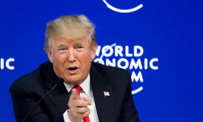 Trump Pitches America-First in Davos